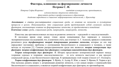 Photo of Социальные факторы формирования личности